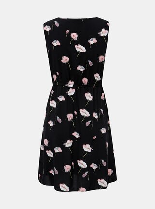 Čierne kvetované šaty Haily´s Lia