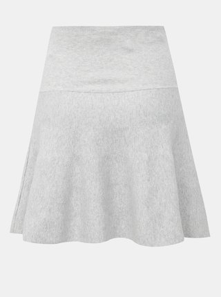 Svetlosivá svetrová sukňa VILA Bekka
