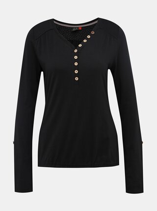 Čierne dámske tričko Ragwear Pinch Solid