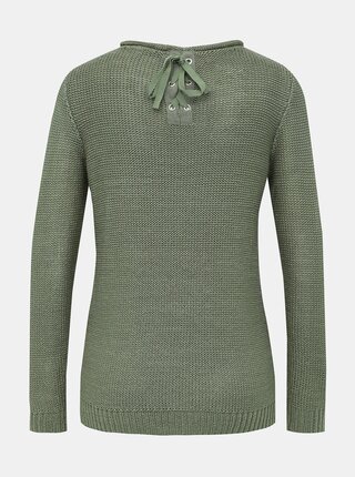 Zelený sveter M&Co Eyelet