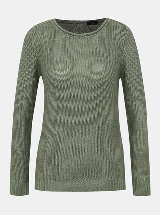 Zelený sveter M&Co Eyelet