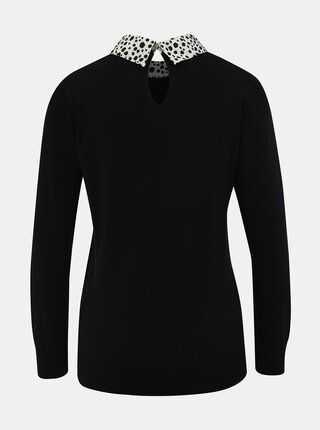Čierny sveter s limcom Dorothy Perkins