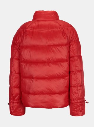 Červená prešívaná zimná bunda VERO MODA Ramona