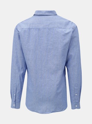 Modrá pruhovaná regular fit košile Casual Friday by Blend 