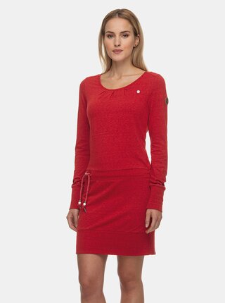 Červené žíhané šaty Ragwear Alexa