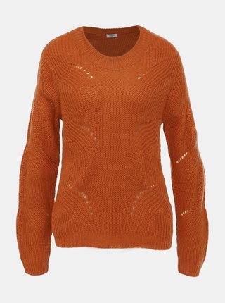 Oranžový sveter Jacqueline de Yong Daisy
