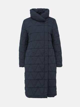 Tmavomodrý zimný kabát VILA Jaxie