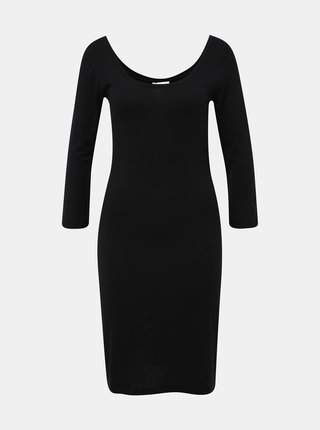 Čierne púzdrové basic šaty VILA Susinta