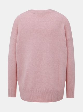 Rúžový sveter VERO MODA Mure