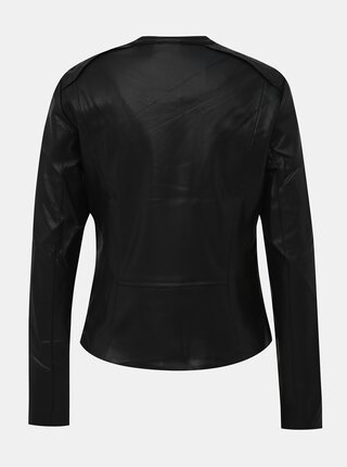Čierna dámska koženková bunda Alcott