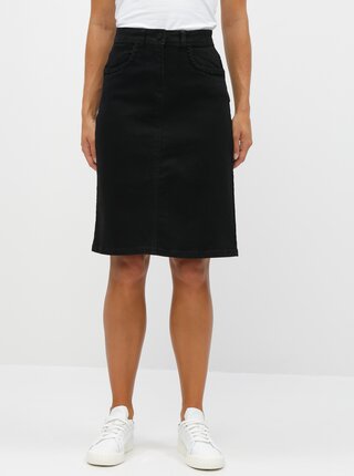 Čierna rifľová sukňa M&Co
