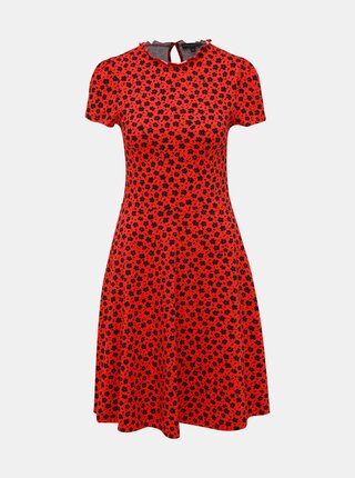 Červené kvetované šaty Dorothy Perkins