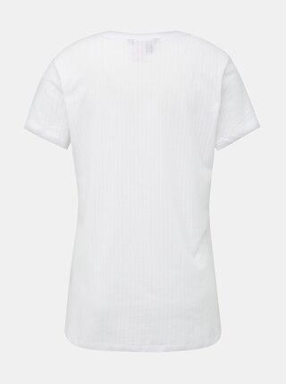 Biele dámske pyžamové tričko Lauren Ralph Lauren