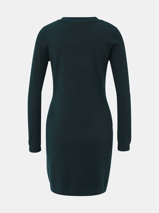 Tmavozelené svetrové šaty VERO MODA Chip