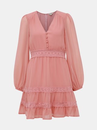 Rúžové šaty Miss Selfridge