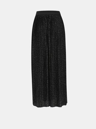 Čierna maxi sukňa s leopardím vzorom ONLY Disco