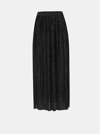 Čierna maxi sukňa s leopardím vzorom ONLY Disco