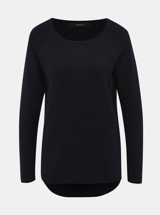 Tmavomodrý ľahký basic sveter VERO MODA Ellie Glory