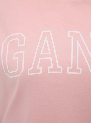 Růžové dámske tričko GANT