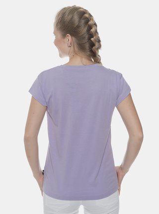 Svetlofialové dámske tričko s potlačou SAM 73