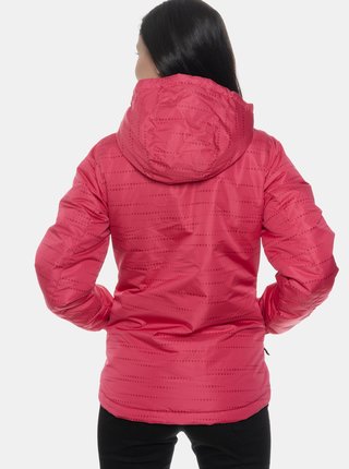 Tmavoružová dámska nepromokavá zimná bunda SAM 73