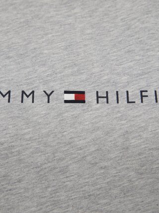 Šedé dámske tričko s potlačou Tommy Hilfiger