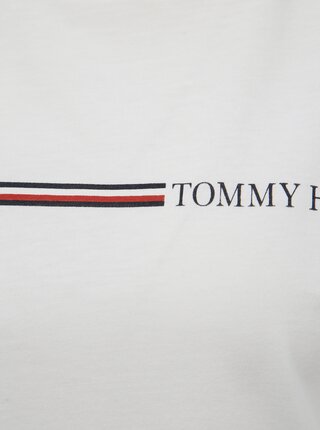 Biele dámske tričko s potlačou Tommy Hilfiger Katie