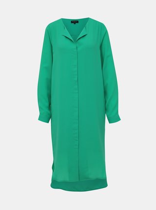 Zelené košeľové šaty Selected Femme Dynella