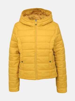 Žltá zimná prešívaná bunda Vero Moda Simone