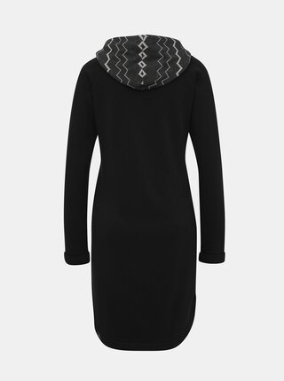 Čierne mikinové šaty Ragwear Bess