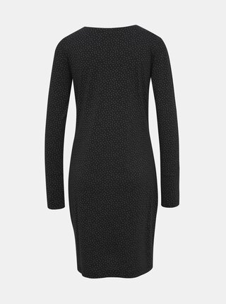 Čierne vzorované šaty Ragwear River