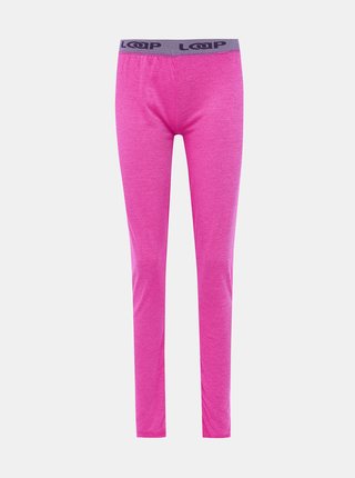 Rúžové dámske termo nohavice LOAP Petula