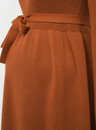 Hnedé tehotenské svetrové šaty Mama.licious Newzoe
