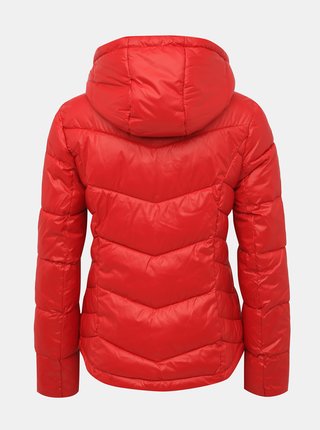 Červená dámska prešívaná zimná bunda Pepe Jeans Imani