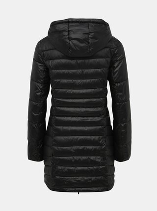 Čierny prešívaný zimný kabát Pepe Jeans Alice