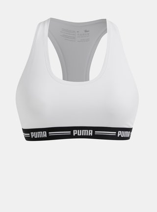 Bílá sportovní podprsenka Puma