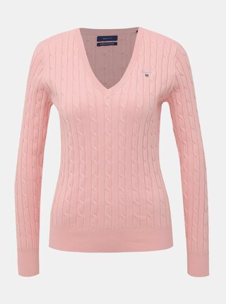 Rúžový dámsky sveter GANT