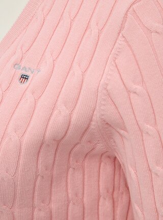 Rúžový dámsky sveter GANT