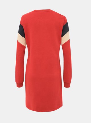 Červené mikinové šaty ONLY Dakota