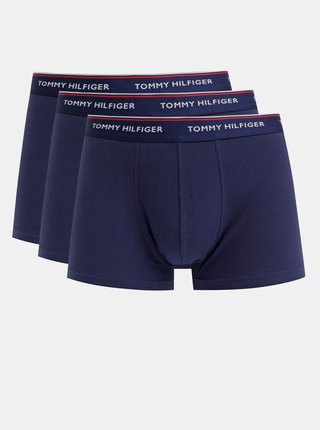 Sada tří pánských boxerek v tmavě modré barvě Tommy Hilfiger Underwear