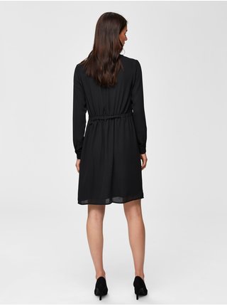 Čierne šaty Selected Femme Daniella
