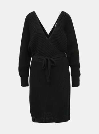 Čierne svetrové šaty Haily´s Mely