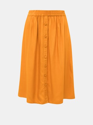 Oranžová sukňa VILA Monnie