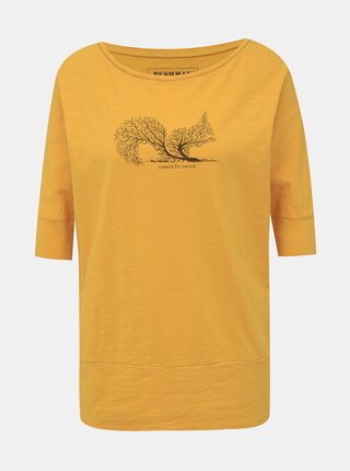 Žlté dámske tričko BUSHMAN Floridana