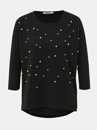 Čierny dámsky sveter s korálkami Haily´s Fiona