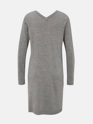 Šedé svetrové šaty Jacqueline de Yong Valley