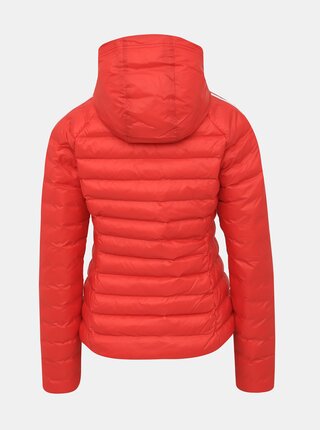 Červená dámska prešívaná zimná bunda adidas Originals Slim