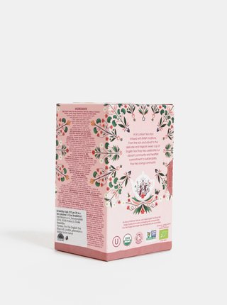 Organický bylinný čaj s heřmánkem, ibiškem, skořicí, kakaem, pomerančem a růžovými okvětními lístky English Tea Shop Pro krásu