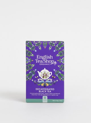 Organický čierny čaj bez kofeínu English Tea Shop Super