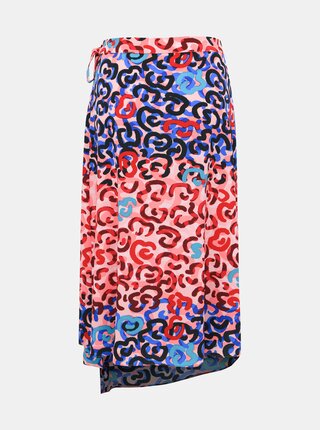 Modro-ružová vzorovaná sukňa M&Co
